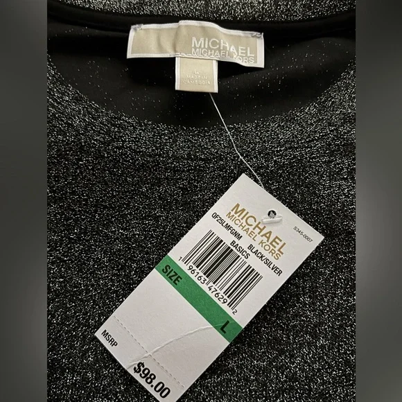 Michael Kors Black And Silver Sweater - Picture 2 of 3